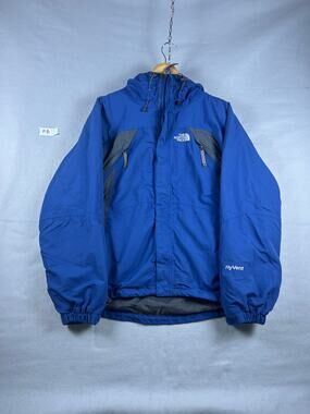 The North Face HyVent Ski Jacket Mens M Blue Waterproof Winter Sports Outdoor